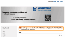 What Schoolmann.net website looked like in 2018 (5 years ago)
