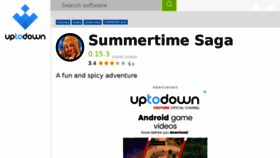 What Summertime-saga.en.uptodown.com website looked like in 2018 (5 years ago)