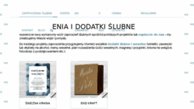 What Slubipapier.pl website looked like in 2018 (5 years ago)