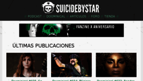 What Suicidebystar.com website looked like in 2018 (5 years ago)
