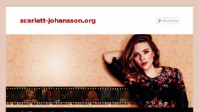 What Scarlett-johansson.org website looked like in 2018 (5 years ago)