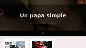 What Simpledad.fr website looked like in 2018 (5 years ago)