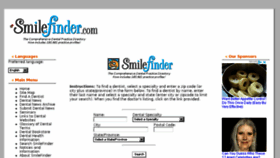 What Smilefinder.com website looked like in 2018 (5 years ago)