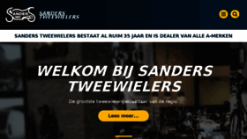 What Sanderstweewielers.nl website looked like in 2018 (5 years ago)