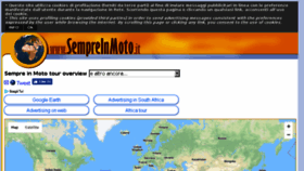 What Sempreinmoto.it website looked like in 2018 (5 years ago)