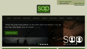 What Sapgroup.com website looked like in 2018 (5 years ago)