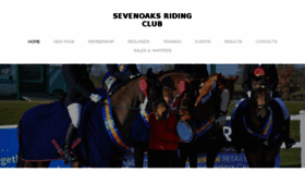 What Sevenoaksrc.co.uk website looked like in 2018 (5 years ago)