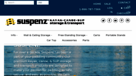 What Suspenzkayakstorage.com website looked like in 2018 (5 years ago)