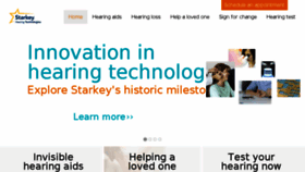 What Starkey.com.au website looked like in 2018 (5 years ago)