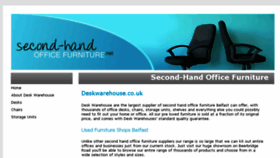 What Second-hand-office-furniture.net website looked like in 2018 (5 years ago)