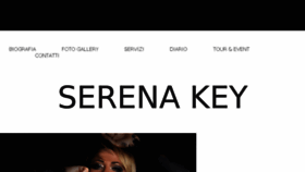 What Serenakey.com website looked like in 2018 (5 years ago)