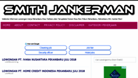 What Smithjankerman.id website looked like in 2018 (5 years ago)