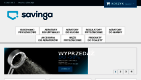 What Savinga.pl website looked like in 2018 (5 years ago)