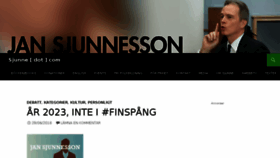 What Sjunne.com website looked like in 2018 (5 years ago)