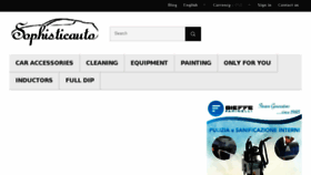 What Sophisticauto.com website looked like in 2018 (5 years ago)