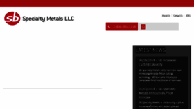What Sb-specialty-metals.com website looked like in 2018 (5 years ago)