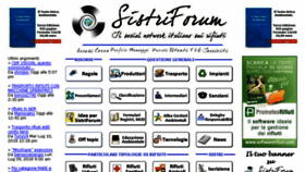 What Sistriforum.com website looked like in 2018 (5 years ago)