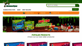 What Science4youtoys.co.uk website looked like in 2018 (5 years ago)