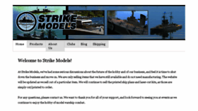 What Strikemodels.com website looked like in 2018 (5 years ago)