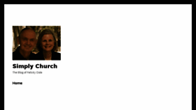 What Simplychurch.com website looked like in 2018 (5 years ago)