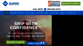 What Shipalliance.com website looked like in 2018 (5 years ago)