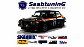 What Saabtuning.cz website looked like in 2018 (7 years ago)