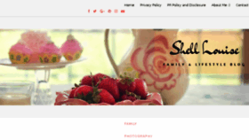 What Shelllouise.co.uk website looked like in 2018 (5 years ago)