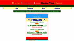 What Sistemitotocalcio.it website looked like in 2018 (5 years ago)
