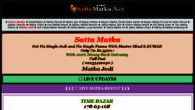 What Sattamatka.net website looked like in 2018 (5 years ago)