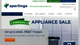 What Sparlings.com website looked like in 2018 (5 years ago)