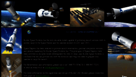 What Spaceex.com website looked like in 2018 (5 years ago)