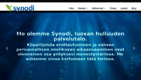 What Synodi.fi website looked like in 2018 (5 years ago)