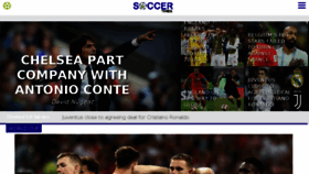 What Soccertimes.com website looked like in 2018 (5 years ago)