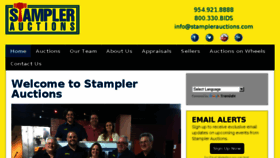What Stamplerauctions.com website looked like in 2018 (5 years ago)
