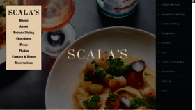 What Scalasbistro.com website looked like in 2018 (5 years ago)