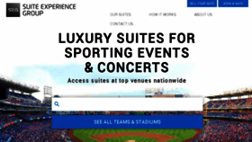 What Suiteexperiencegroup.com website looked like in 2018 (6 years ago)