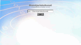 What Steinkjerleksikonet.no website looked like in 2018 (5 years ago)