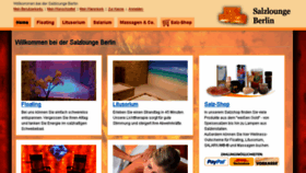 What Salzlounge.de website looked like in 2018 (5 years ago)