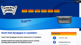 What Southhead.org website looked like in 2018 (6 years ago)