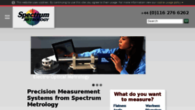 What Spectrum-metrology.co.uk website looked like in 2018 (5 years ago)
