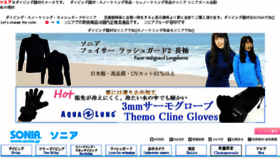 What Sonia.jp website looked like in 2018 (5 years ago)