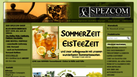 What Spezicom.de website looked like in 2018 (5 years ago)