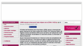 What Speriodistes.org website looked like in 2018 (7 years ago)