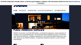 What Stamm.de website looked like in 2018 (5 years ago)