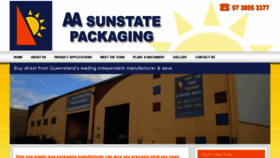 What Sunstatepackaging.com.au website looked like in 2018 (5 years ago)