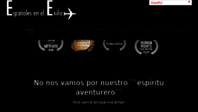What Spanishexile.eu website looked like in 2018 (5 years ago)