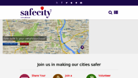 What Safecity.in website looked like in 2018 (5 years ago)
