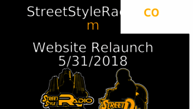What Streetstyleradio.com website looked like in 2018 (7 years ago)