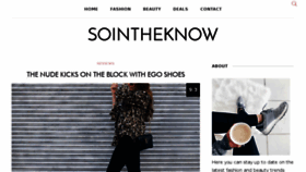 What Sointheknow.com website looked like in 2018 (5 years ago)