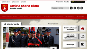 What Starabiala.pl website looked like in 2018 (5 years ago)